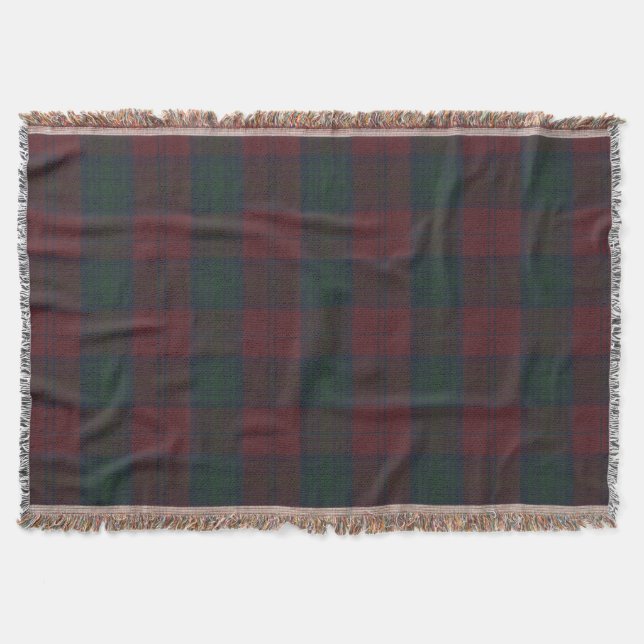 Manta Tejida Lindsay M Original Scottish Tartán (Anverso)