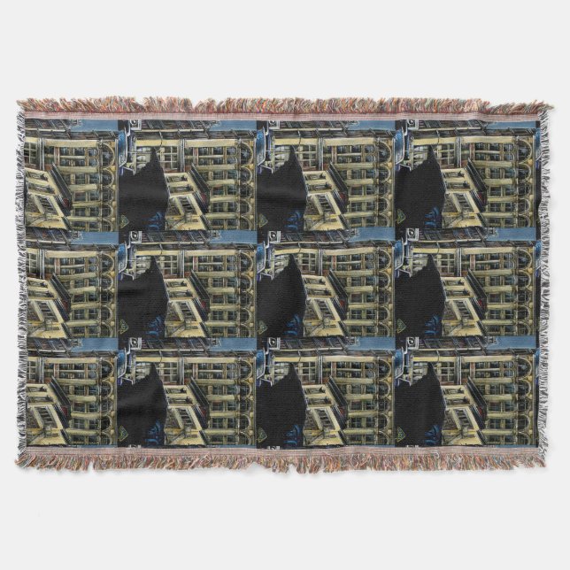 Manta Tejida Lo mejor de Broadway, Nueva York (Anverso)