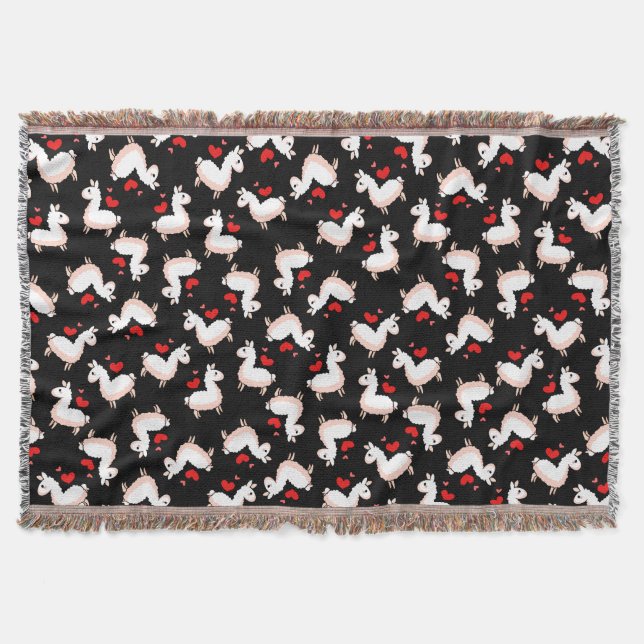 Manta Tejida Locura de la llama (Anverso)