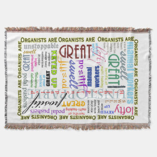 Manta Tejida Los organistas son todo