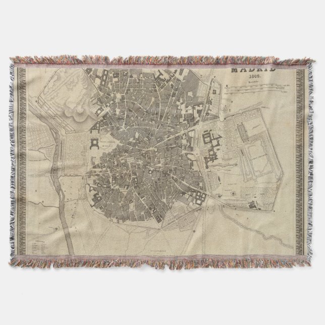 Manta Tejida Madrid, España (Anverso)