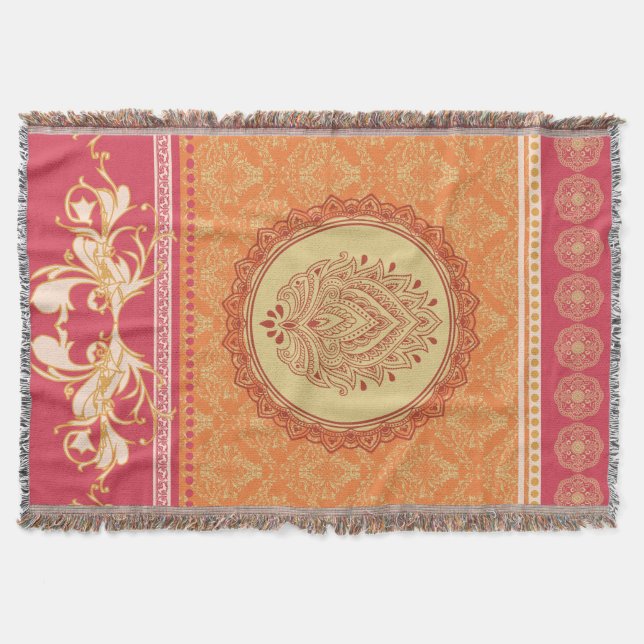 Manta Tejida MADURAI ~ Throw Blanket (Anverso)