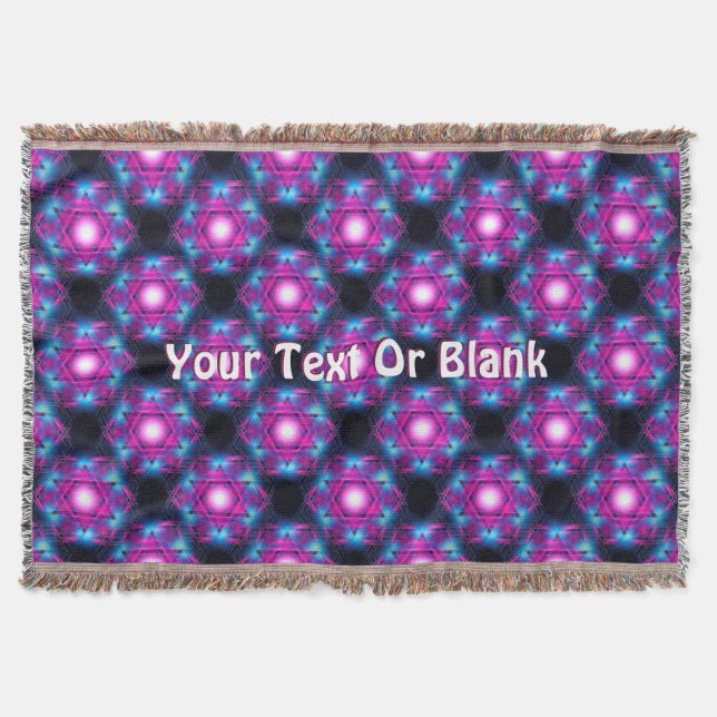 Manta Tejida Magen Heh Fractal (Anverso)