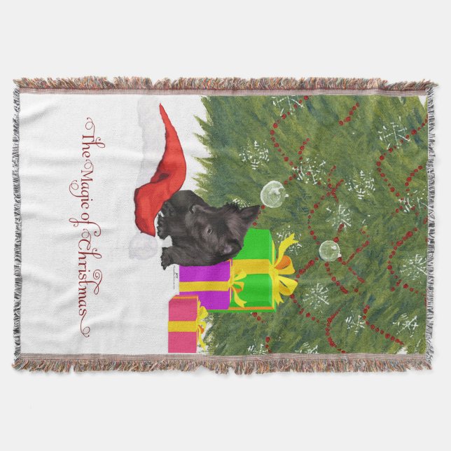 Manta Tejida Magia de Navidad (Anverso)