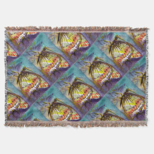 MANTA TEJIDA MAGIC BUTTERFLY