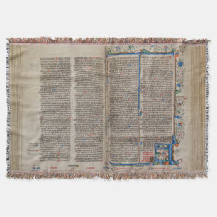 Manta Tejida Manuscrito iluminado