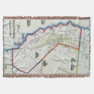 Manta Tejida Mapa de California