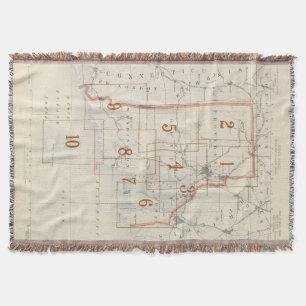 Manta Tejida Mapa de índice de Rhode Island