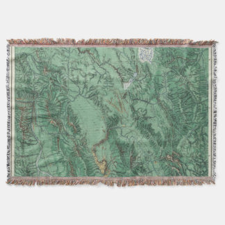 Manta Tejida Mapa de la clasificación de tierra de Idaho