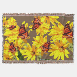 Manta Tejida Mariposa