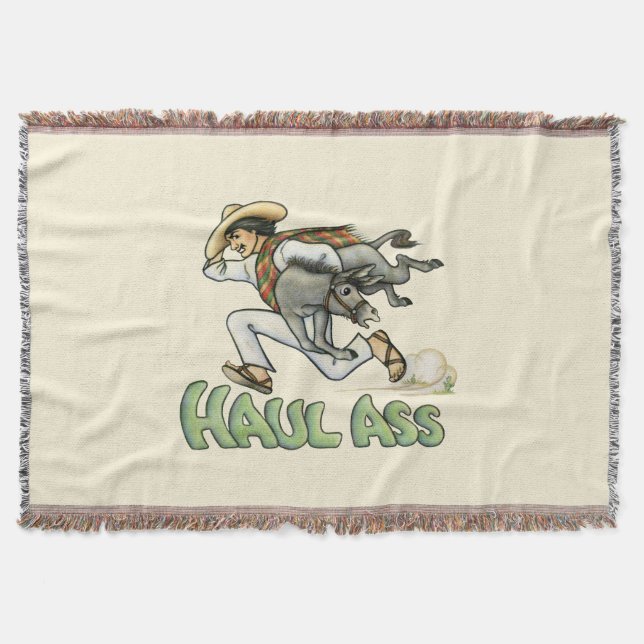 Manta Tejida Masa de lanzamiento de burro (Anverso)