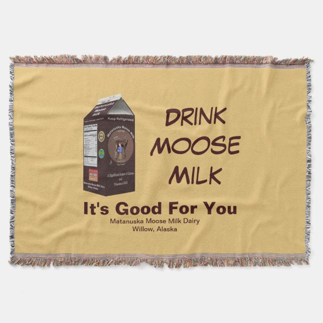 Manta Tejida Matanuska Moose Milk (Anverso)