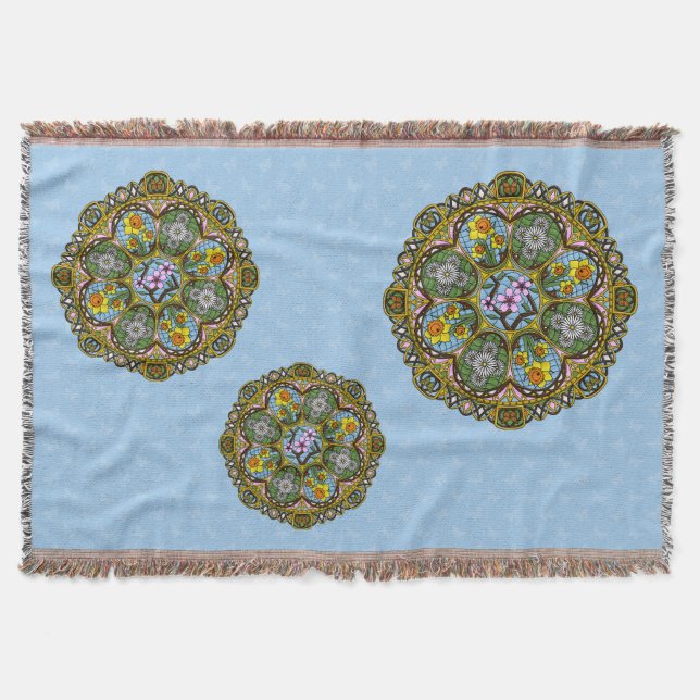 Manta Tejida Matrícula de primavera (Anverso)