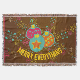 Manta Tejida Merry Everything Holiday Throw
