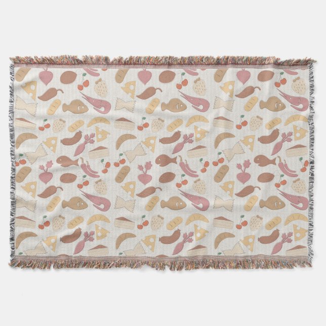 Manta Tejida Modelo 2 2 de la comida (Anverso)