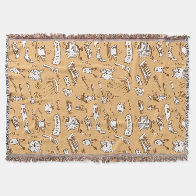 Manta Tejida Modelo 2 del desayuno (Anverso)