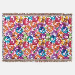 Manta Tejida Modelo 3 de los cráneos