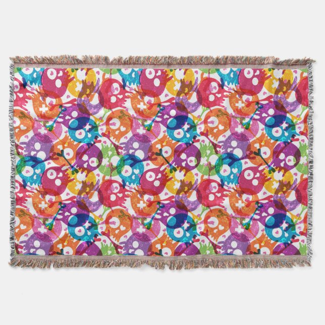 Manta Tejida Modelo 3 de los cráneos (Anverso)