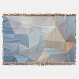 Manta Tejida Modelo abstracto fresco del triángulo