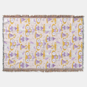 Manta Tejida modelo con una princesa