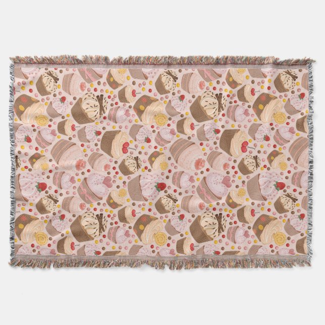 Manta Tejida Modelo de las magdalenas celebradoras (Anverso)