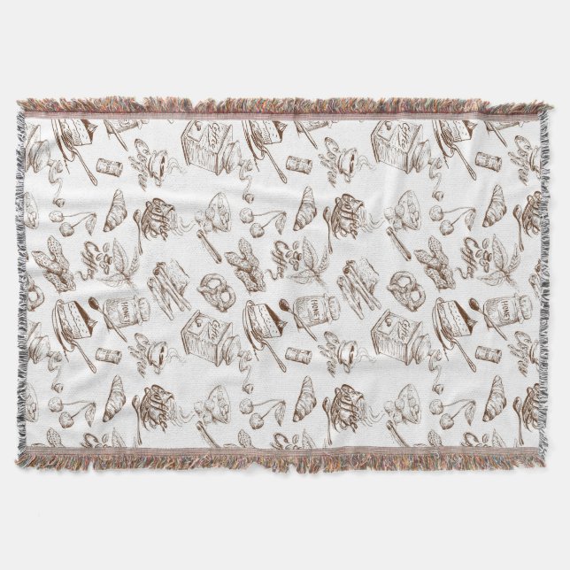 Manta Tejida Modelo de papel (Anverso)