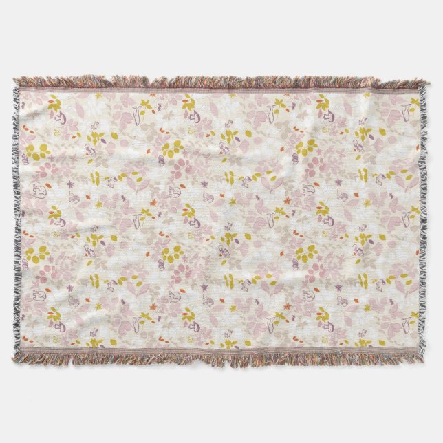 Manta Tejida modelo que exhibe animales caprichosos (Anverso)