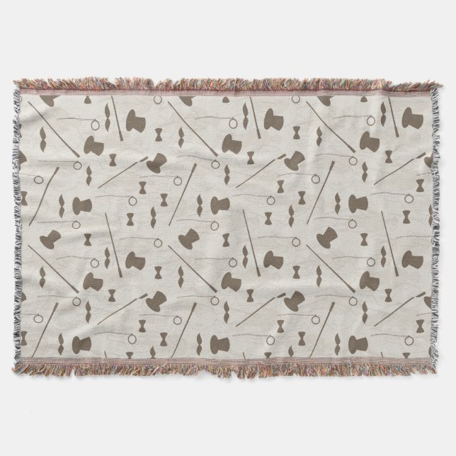 Manta Tejida Modelo retro para el hombre 2 (Anverso)