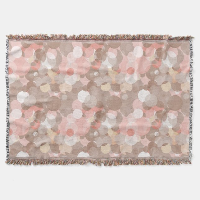 Manta Tejida Modelo simple - círculos (Anverso)