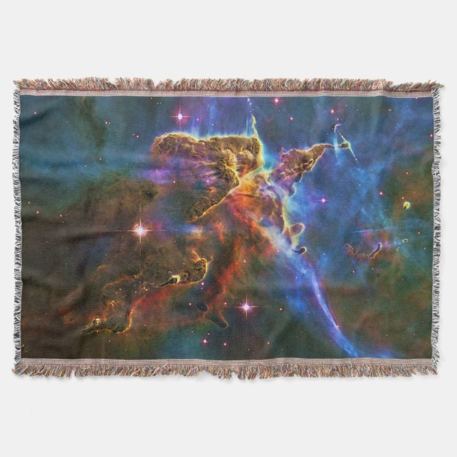 Manta Tejida Montañas místicas - Carina Nebula (Anverso)