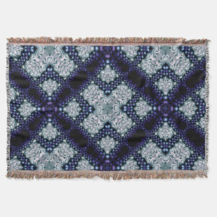 Manta Tejida Morple Indigo Essence Medieval Tejido Throw Blanke