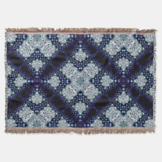 Manta Tejida Morple Indigo Essence Medieval Tejido Throw Blanke