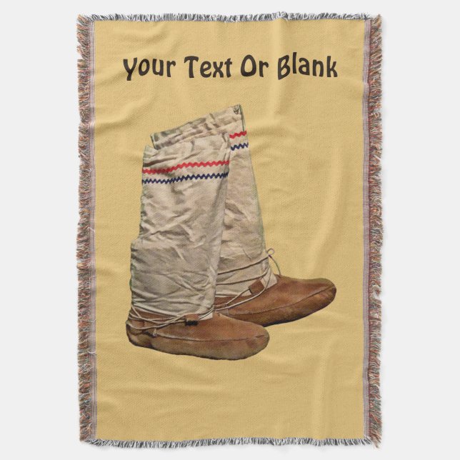 Manta Tejida Mukluks (Frente vertical)