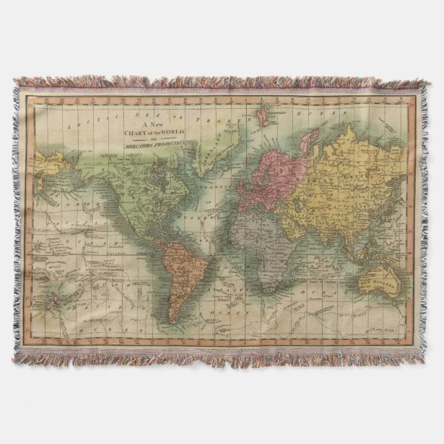 Manta Tejida Mundo 4 (Anverso)