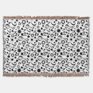 Manta Tejida Music Notes and Clefs Musician Gift