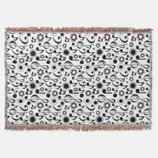 Manta Tejida Music Notes and Clefs Musician Gift