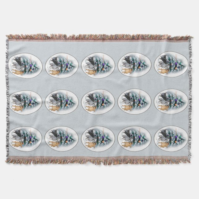 Manta Tejida Navidades de Chihuahua (Anverso)