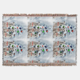 Manta Tejida Navidades de Dalmacia