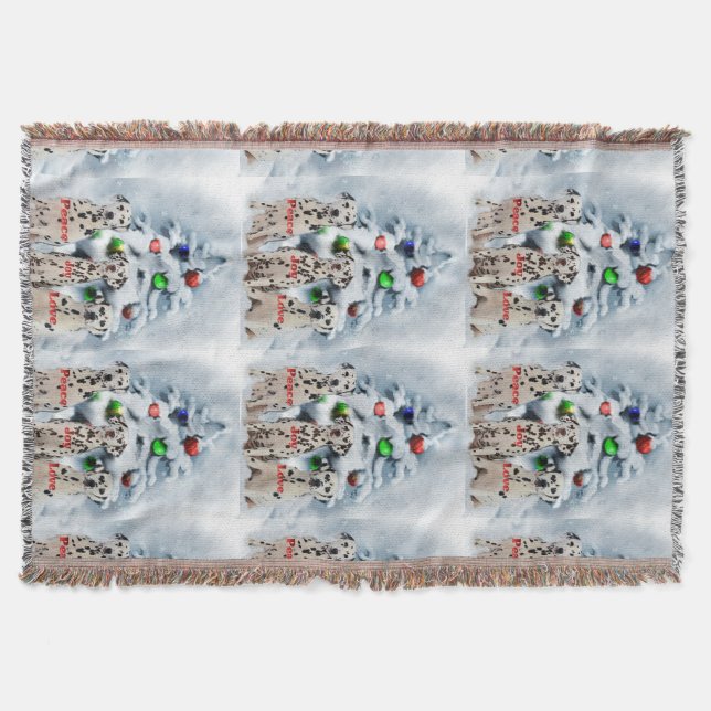 Manta Tejida Navidades de Dalmacia (Anverso)