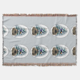 Manta Tejida Navidades de Pekín