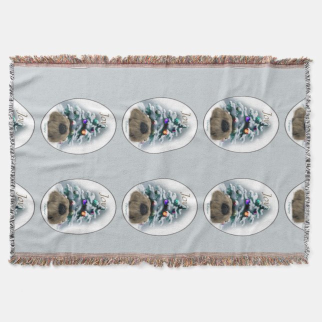 Manta Tejida Navidades de Pekín (Anverso)