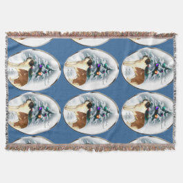 Manta Tejida Navidades de San Bernardo