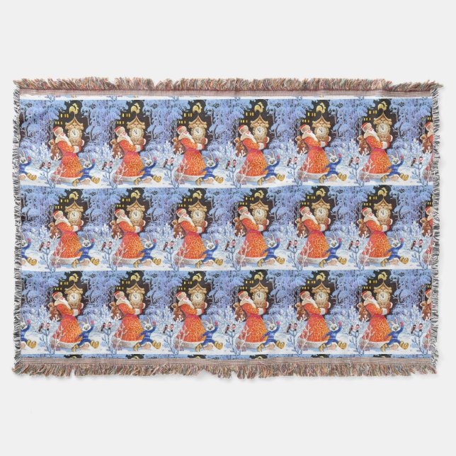 Manta Tejida Navidades de Santa María (Anverso)