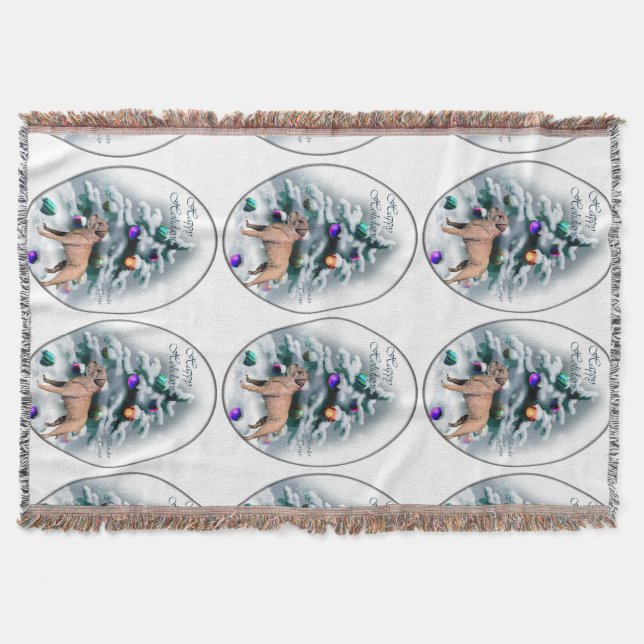 Manta Tejida Navidades del Territorio Fronterizo (Anverso)