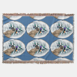 Manta Tejida Navidades Mastiff de Inglaterra