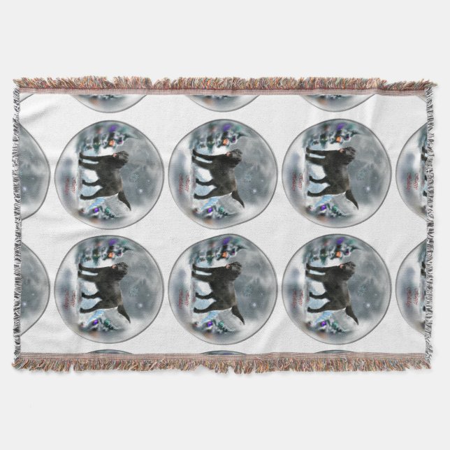 Manta Tejida Navidades recuperadores planos (Anverso)