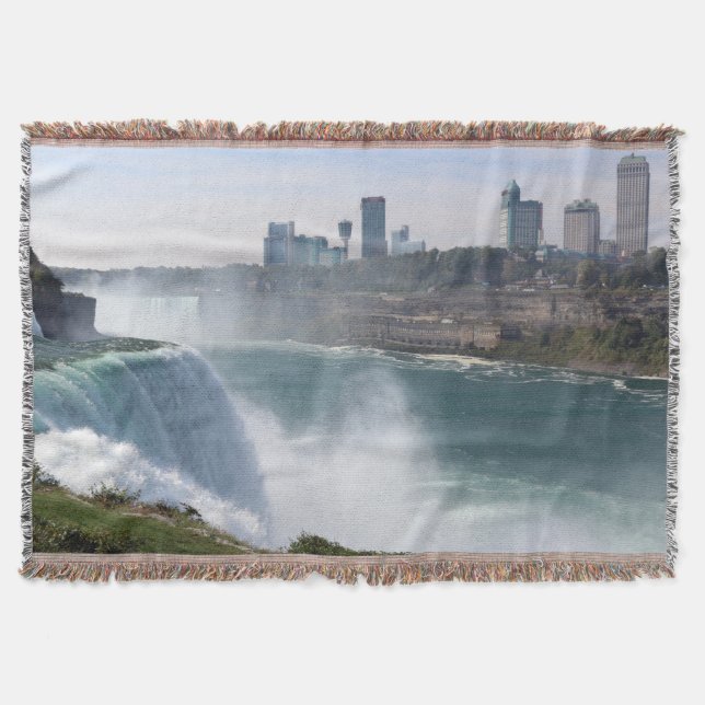 Manta Tejida Niagara Falls Throw Blanket (Anverso)
