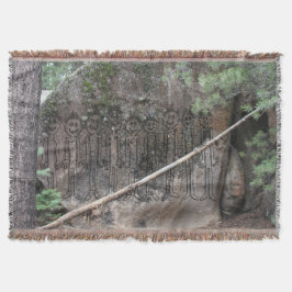 Manta Tejida Noche de los contrabandistas de caminantes