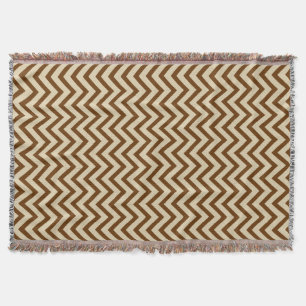 Manta Tejida Nutmeg Spice Moods Chevrons