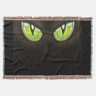 Manta Tejida Ojos de gato